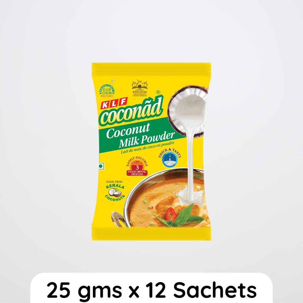 KLF Coconad Coconut Milk Powder 25 gm Pack of 12 KLF Nirmal