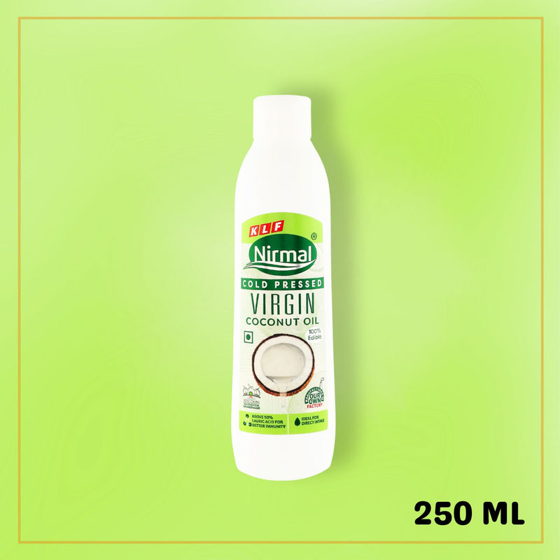 KLF Nirmal Cold Pressed Virgin Coconut Oil 250 ML Bottle