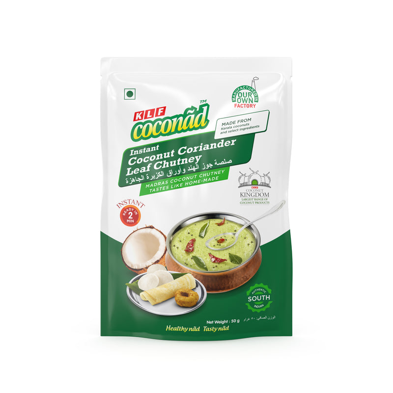 KLF Coconad Instant Coconut Coriander Chutney 50 GM
