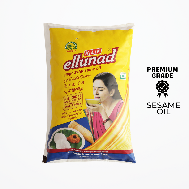 KLF Ellunad Premium Sesame oil 1 liter Pouch