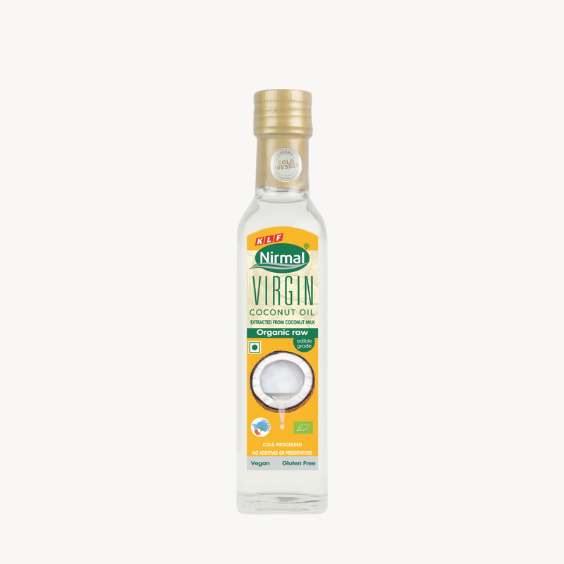 KLF Nirmal Organic Raw Virgin Coconut Oil - 250 ML