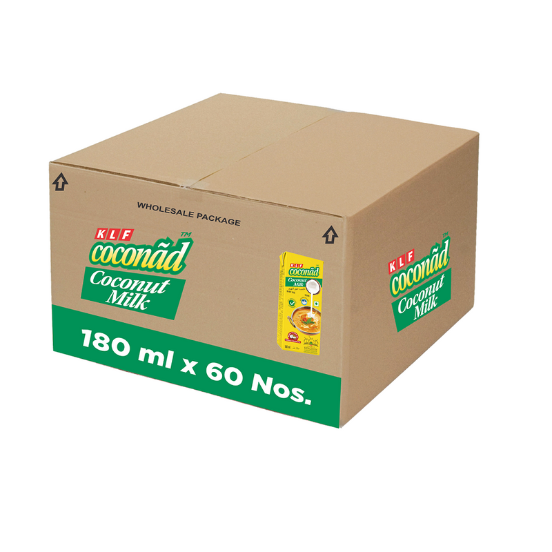KLF Coconad Coconut Milk 180 ML Tetra Pak -1 Case