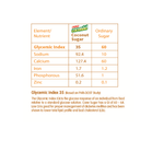 KLF Coconad Natural Coconut Sugar glycemic index
