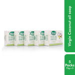KLF Nirmal Virgin Coconut oil Handmade Soap 75 Gm ( Pack of 5 )