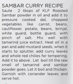 KLF Coconad Roasted Coconut Mixed Sambar Powder 100g
