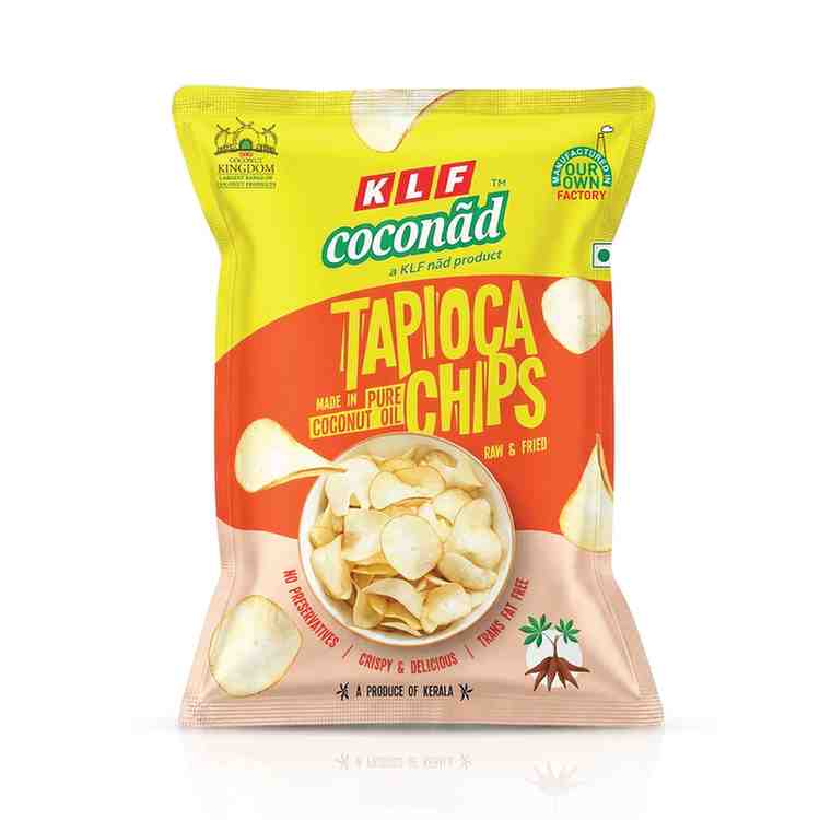 KLF Coconad Kerala Tapioca (Cassava) Chips  40 GMs