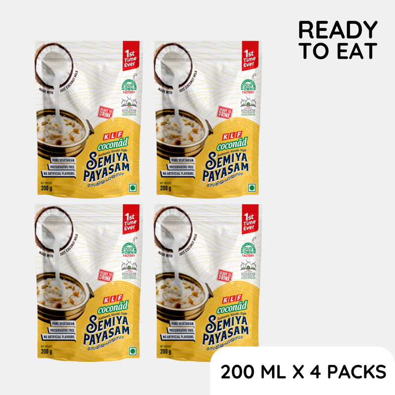 KLF Coconad Semiya Payasam Ready to drink 200 gm (Pack of 4)