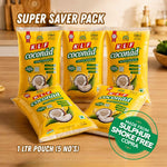 KLF Coconad Coconut Cooking Oil SUPER SAVER PACK 1 Ltr Pouch (5 No's)