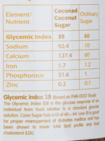 KLF Coconad Natural Coconut Sugar glycemic index