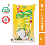 KLF Coconad Pure Coconut Cooking Oil Pouch-1 ltr
