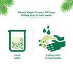 Nirmal Virgin coconut oil hard water image