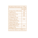 KLF Coconad Natural Coconut Sugar nutrition 