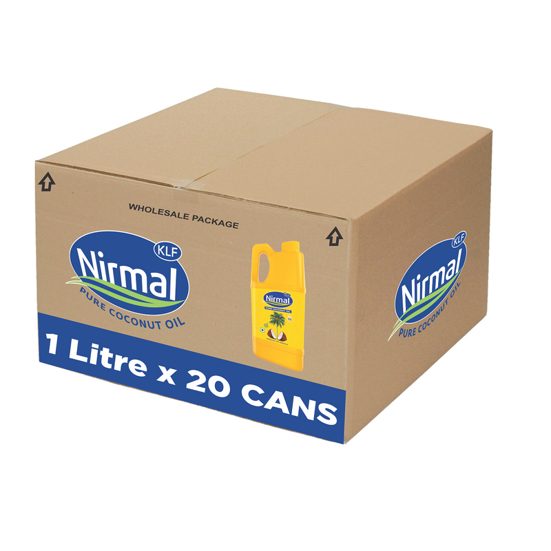 KLF Nirmal Pure Coconut oil 1 Liter Jar ( 1 Case ) image 